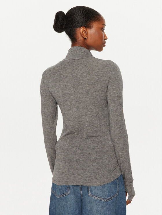 Marella Marella Rollkragenpullover Master 2423946084 Grau Slim Fit