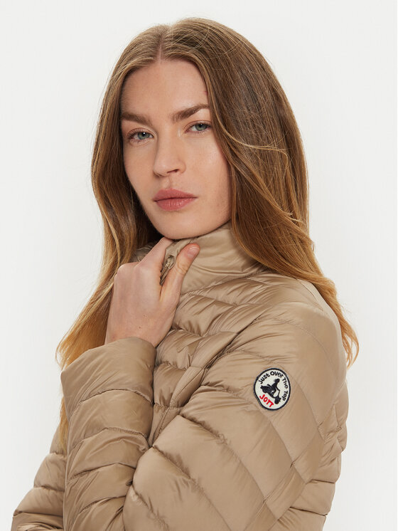 Jott Jott Kurtka puchowa Cha P000WDOW02 Beżowy Slim Fit
