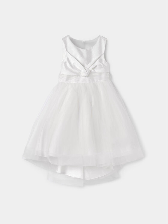 Abel & Lula Abel & Lula Sukienka elegancka 5037 Biały Regular Fit