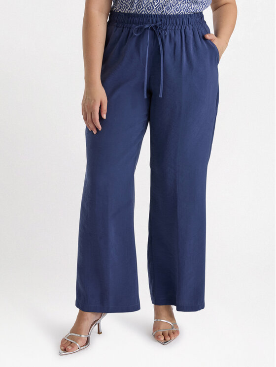 Fiorella Rubino Fiorella Rubino Pantaloni di tessuto P093L002270N034 Blu Regular Fit