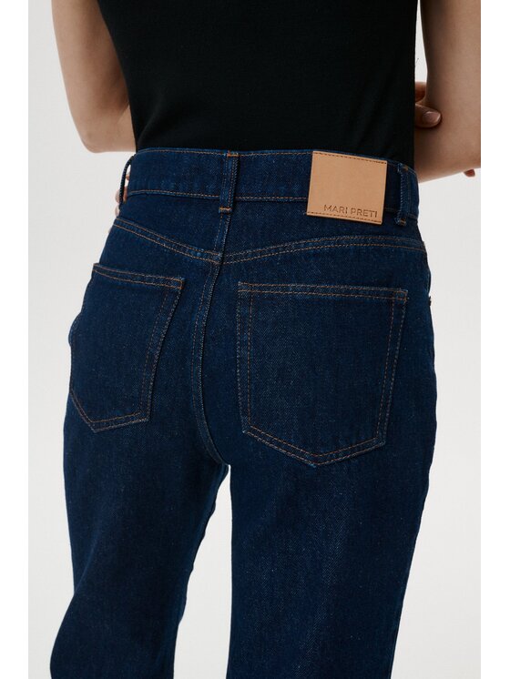 MARI PRETI MARI PRETI Jeans Denim Dream Blu scuro Straight Fit
