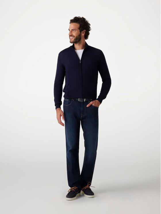 Guess Guess Kardigan 170949 Niebieski Classic Fit