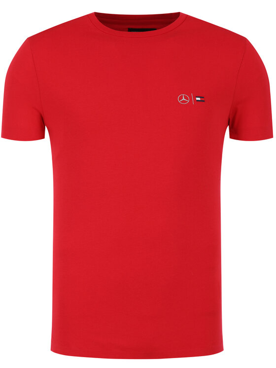 Tommy Hilfiger Tailored Tommy Hilfiger Tailored T-Shirt MERCEDES-BENZ 2 Mb Tech TT0TT07092 Červená Regular Fit