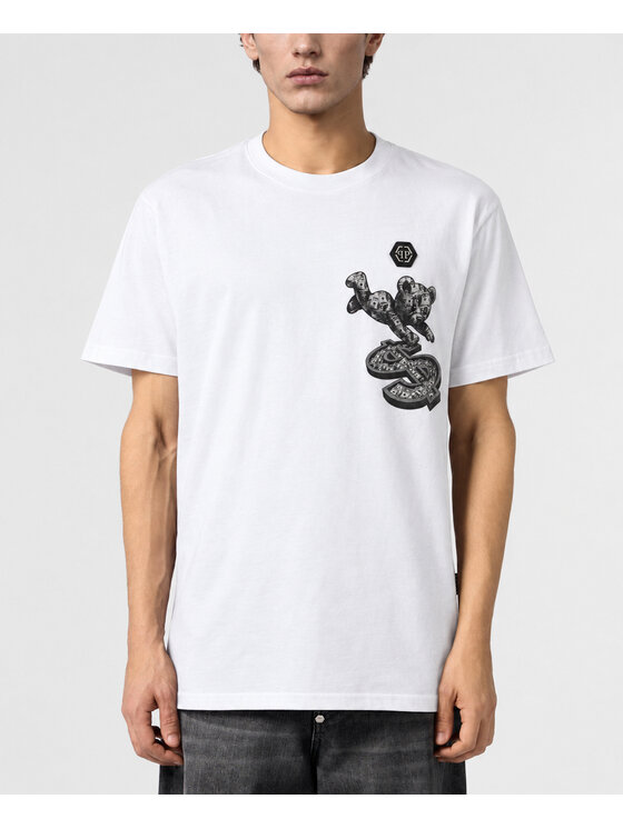 PHILIPP PLEIN PHILIPP PLEIN Tričko 31106 Biela Regular Fit