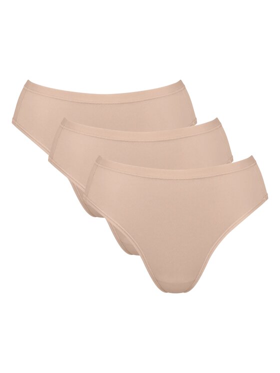 Triumph Triumph Figi klasyczne sloggi GO Daily Cotton Tai 3P Beżowy