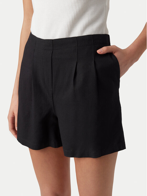 Vero Moda Vero Moda Szövet rövidnadrág Jesmilo 10279694 Fekete Regular Fit