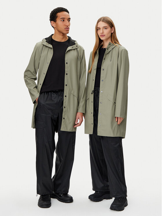 Rains Rains Vodootporna jakna Unisex 12020 Zelena Regular Fit