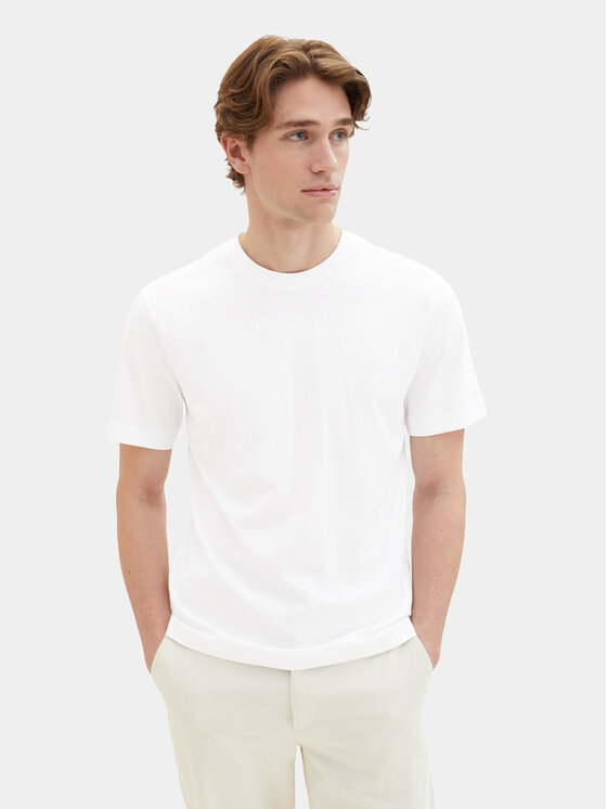 Tom Tailor Tom Tailor 2er-Set T-Shirts 1037741 Weiß Regular Fit