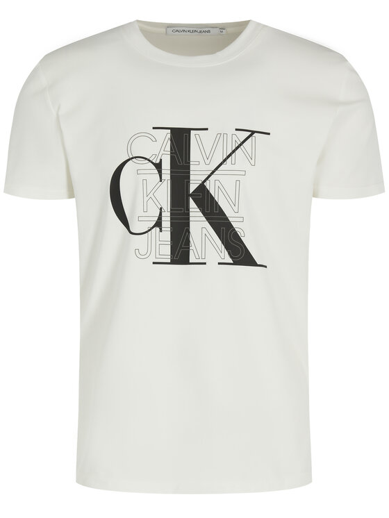 Calvin Klein Jeans Calvin Klein Jeans T-Shirt CK Graphic J30J314229 Weiß Slim Fit