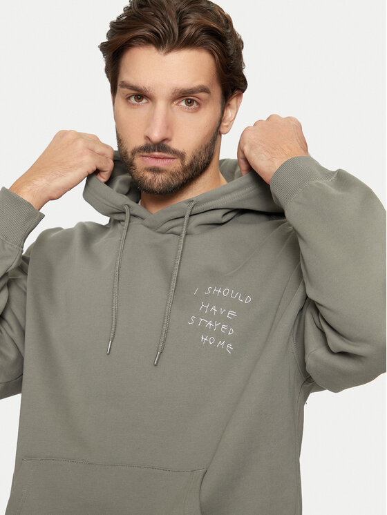Only & Sons Only & Sons Суитшърт Aaron 22032544 Сив Oversize