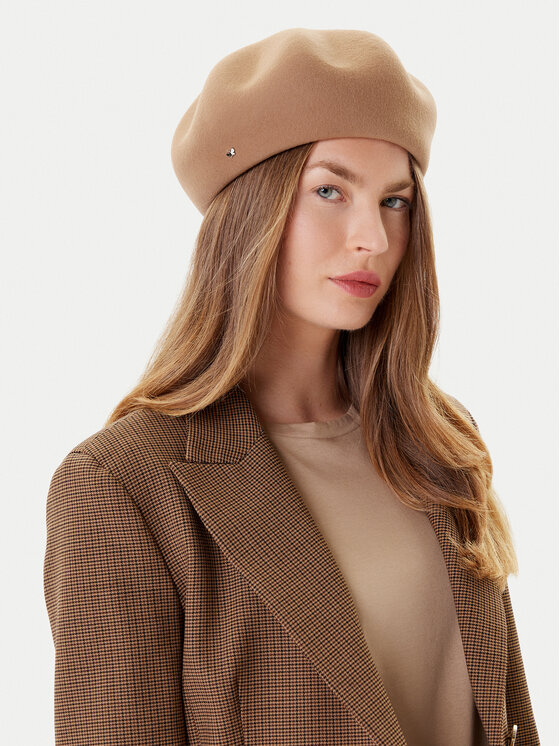 Weekend Max Mara Beret Pitti 2525576014 Brązowy