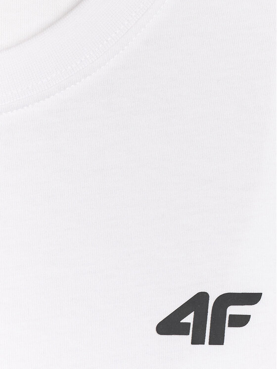 4F 4F T-Shirt NOS Biały Regular Fit