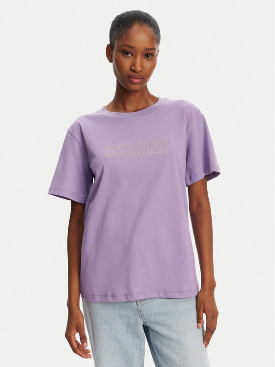 Patrizia Pepe Patrizia Pepe Tricou 2M4422/J274-M531 Violet Regular Fit