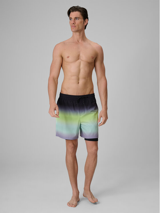 4F 4F Plavecké šortky FOB SUMMER Zelená Regular Fit