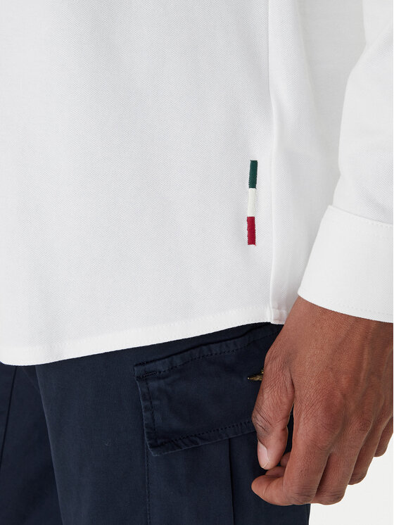 Aeronautica Militare Aeronautica Militare Cămașă 261CA1313UP00408 Alb Regular Fit