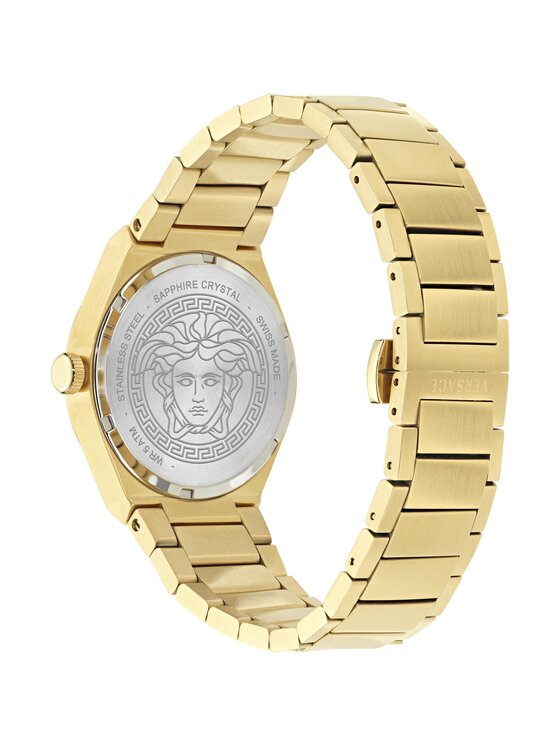 Versace Versace Zegarek VE5Y00526 Złoty