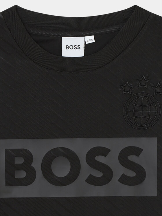 BOSS Boss T-Shirt J50719 S Czarny Loose Fit