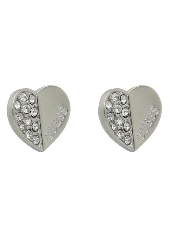 Guess Guess Naušnice Lovely Guess JUBE03 038JW Stříbrná
