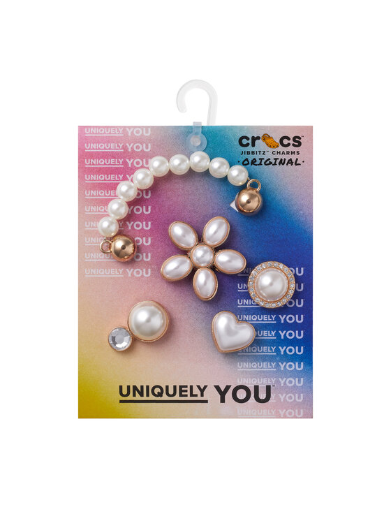 Crocs Ozdoba do butów Dainty Pearl Jewelry 5 Pack 10013133 Kolorowy