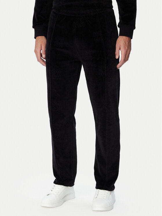 HUGO HUGO Spodnie dresowe Veloro Pants 50571208 Czarny Regular Fit