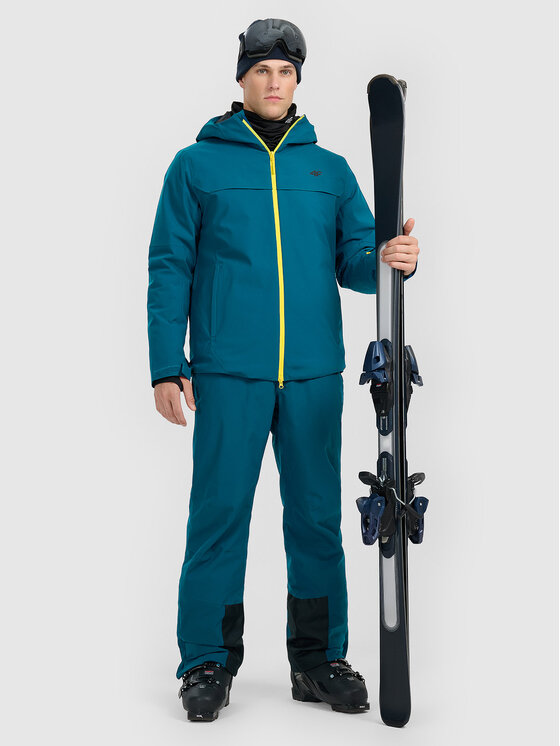 4F 4F Kurtka narciarska SKIWEAR Granatowy Regular Fit