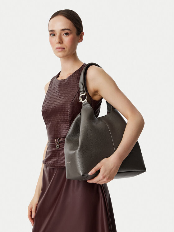 Coccinelle Дамска чанта SHA Coccinelle C-Easy E1 SHA 11 01 01 Каки