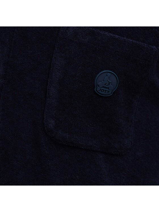 Jott Jott Polo SS24MOTT50-104_S Granatowy Loose Fit