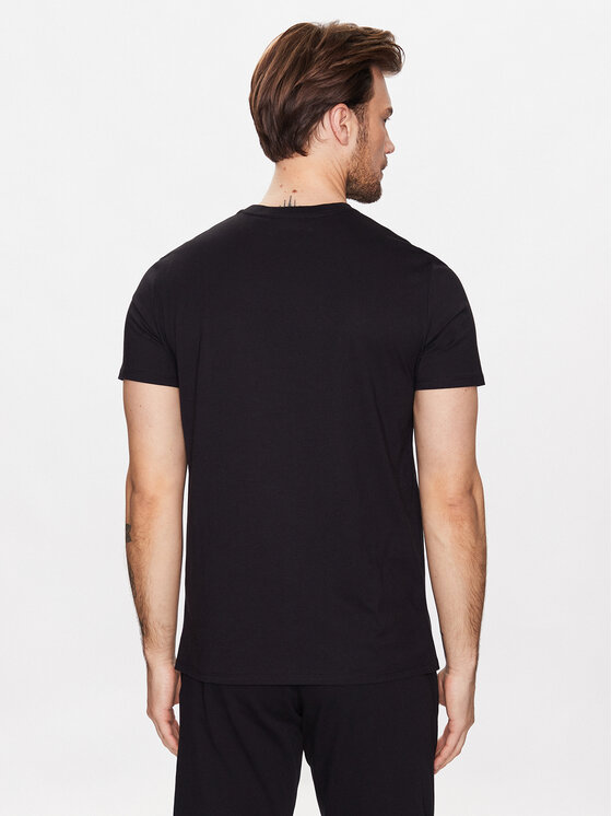 Just Cavalli Just Cavalli T-Shirt 74OBHF00 Černá Regular Fit