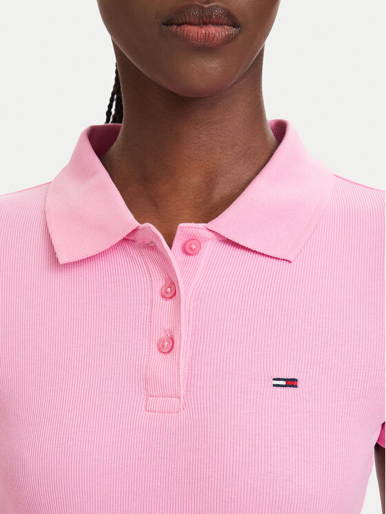 Tommy Jeans Tommy Jeans Poloshirt DW0DW22327 Hellrosa Slim Fit