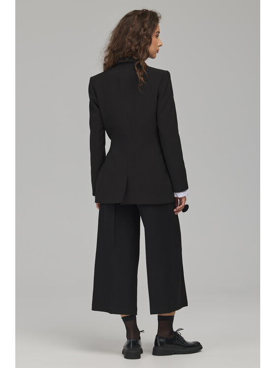NIFE NIFE Kuloty SD144 Czarny Wide Leg