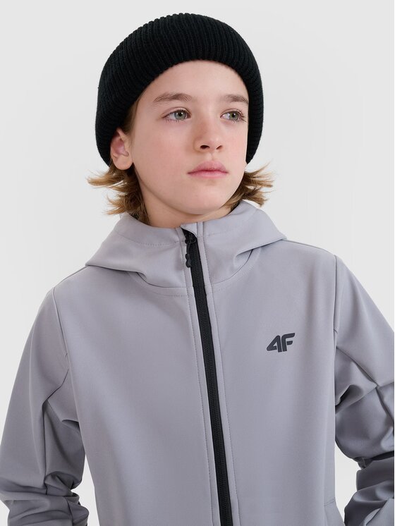 4F 4F Giacca softshell 4FJWSS25TSOFM306-25S Grigio Regular Fit