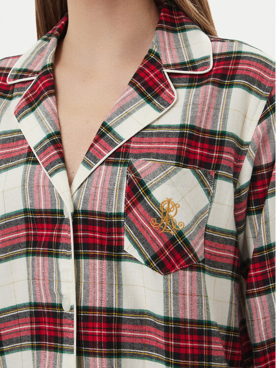 LAUREN RALPH LAUREN LAUREN RALPH LAUREN Pijama ILN92551F Crem Relaxed Fit