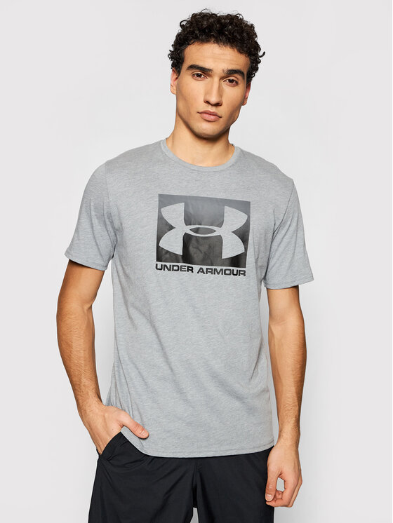 Under Armour T-krekls Ua Boxed Sportstyle 1329581 Pelēks Loose Fit