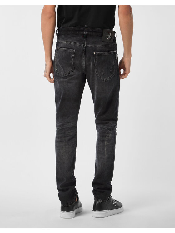 PHILIPP PLEIN PHILIPP PLEIN Jeansy 26877 Czarny Straight Leg