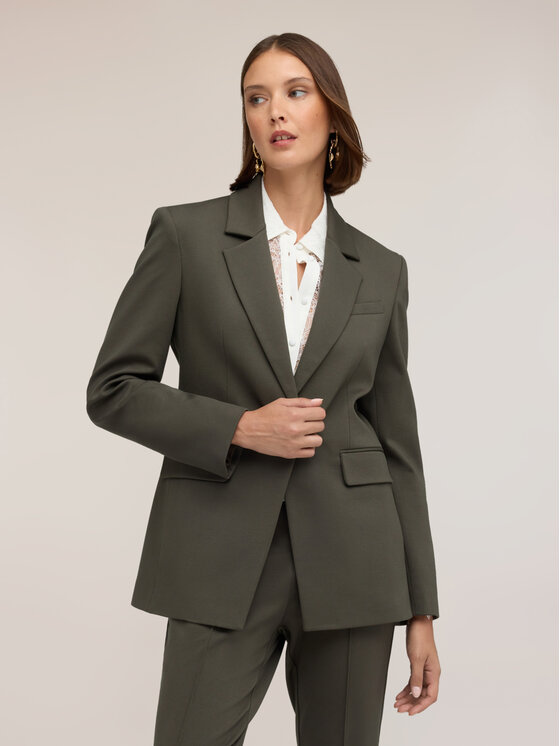 Motivi Motivi Marynarka Q160Q001204N035 Zielony Regular Fit