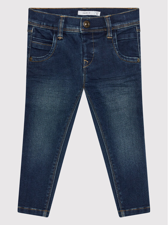 NAME IT NAME IT Τζιν 13142285 Σκούρο μπλε Slim Fit