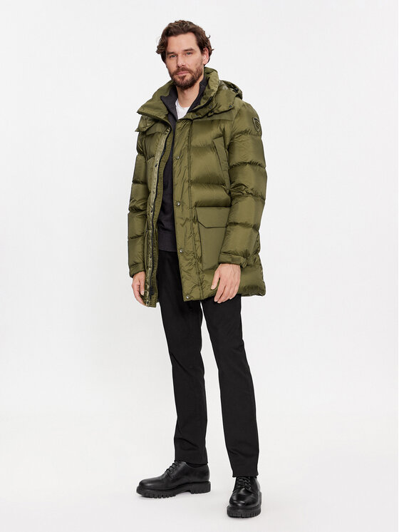 Blauer Blauer Pernata jakna 23WBLUK03009 Zelena Regular Fit
