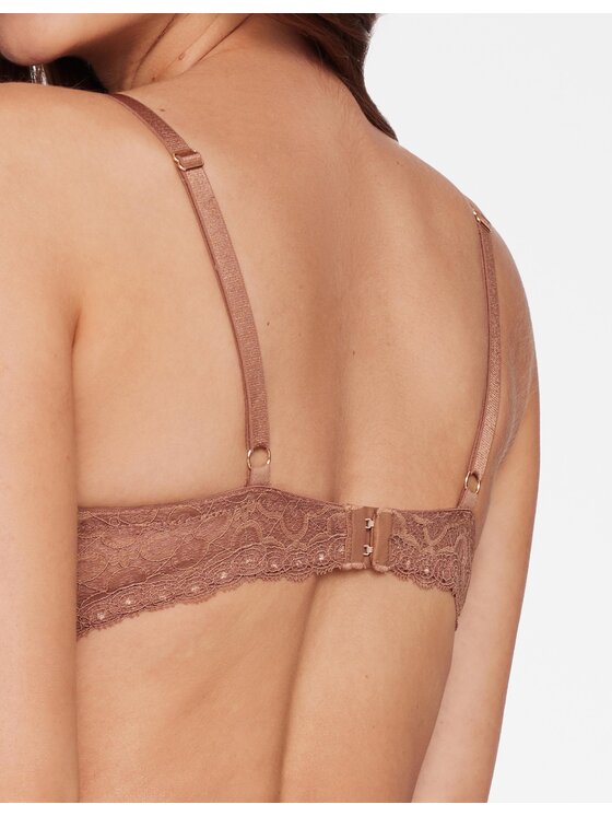 Esotiq Esotiq Biustonosz push-up 39991-82X Brązowy