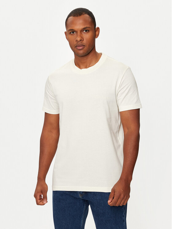 Calvin Klein Jeans Calvin Klein Jeans Tričko Institutional J30J326402 Écru Regular Fit