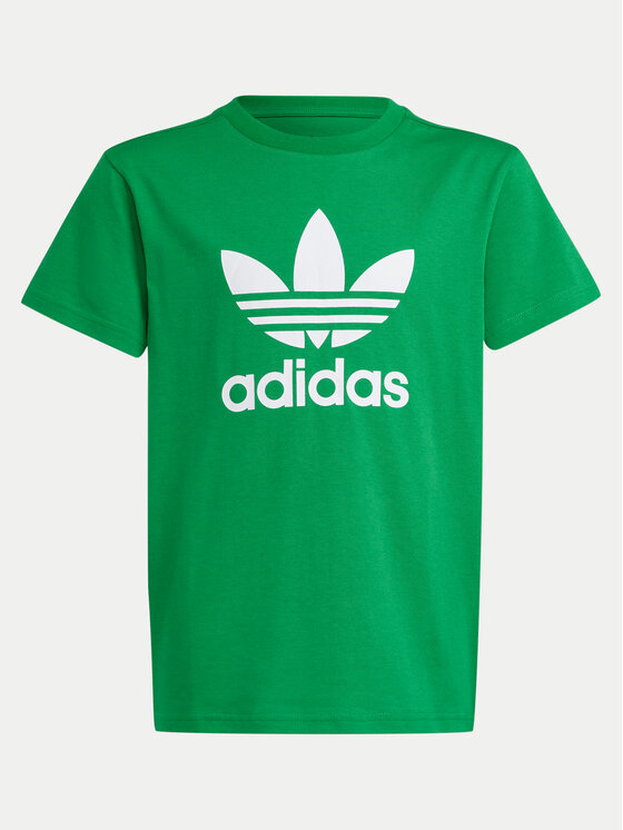 adidas adidas Tričko Trefoil IY4003 Zelená Regular Fit
