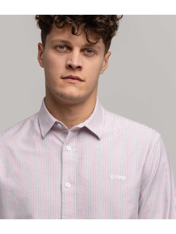 Lee Cooper Lee Cooper Koszula VAN OXFORD Kolorowy Regular Fit