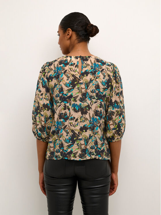 Kaffe Kaffe Majica Olga 10507643 Šarena Loose Fit