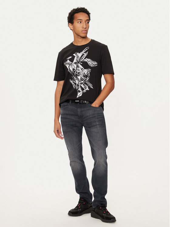 HUGO Hugo T-Shirt 50524023 Černá Regular Fit