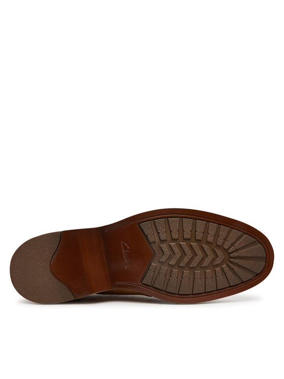 Clarks Clarks Polobotky Aldwin Lace 26186448 Hnědá