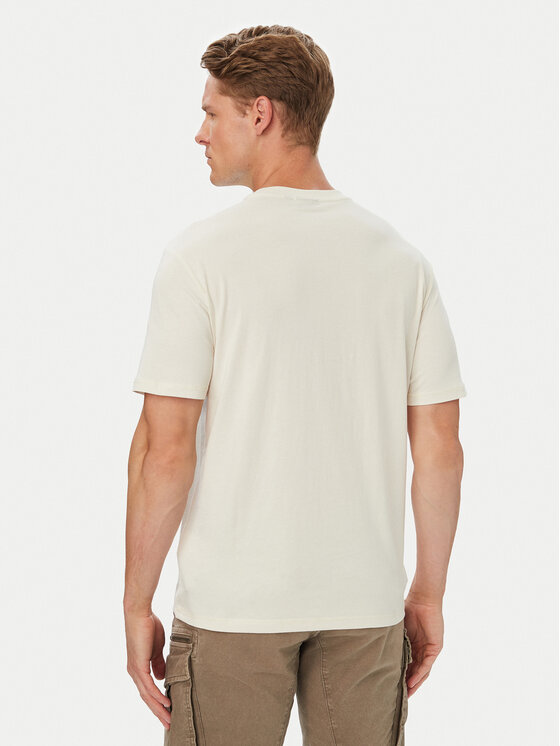 Napapijri Napapijri Футболка S-Flag Tiki Ss NP0A8A6IN1A1 Білий Regular Fit
