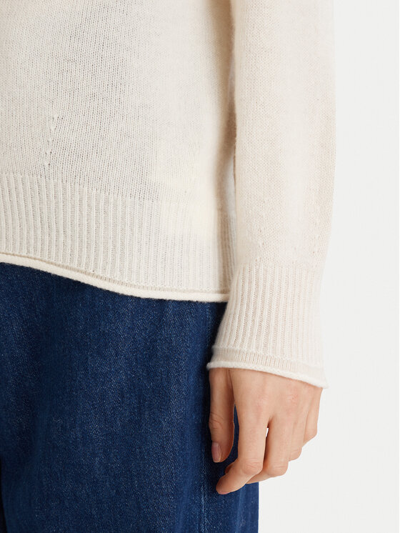 Lacoste Lacoste Sweter AF4010 Écru Regular Fit