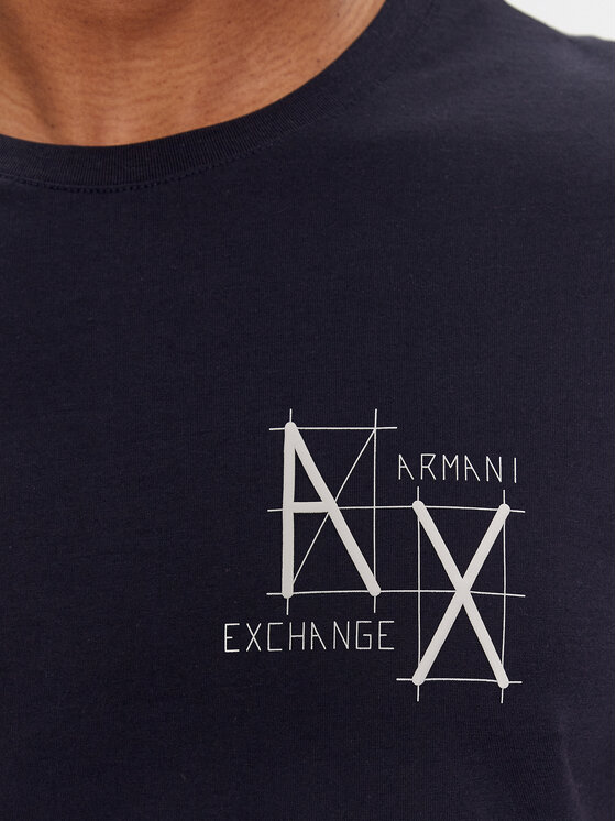 Armani Exchange Armani Exchange Majica 3DZTHQ ZJ9AZ 15CX Mornarsko modra Regular Fit
