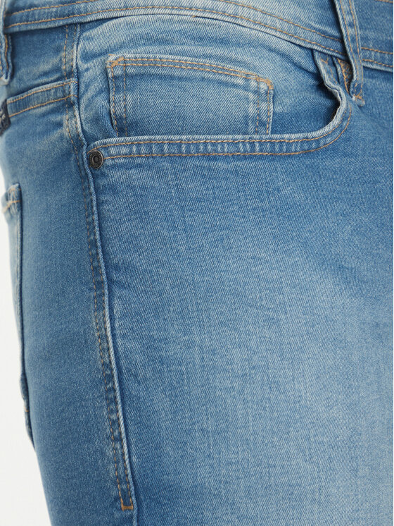 Blend Blend Pantaloni scurți de blugi 20718125 Albastru Regular Fit