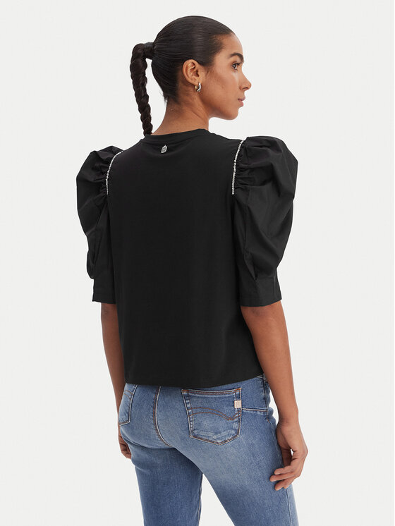 Fracomina Fracomina Bluza FR26ST3035J40101 Črna Regular Fit