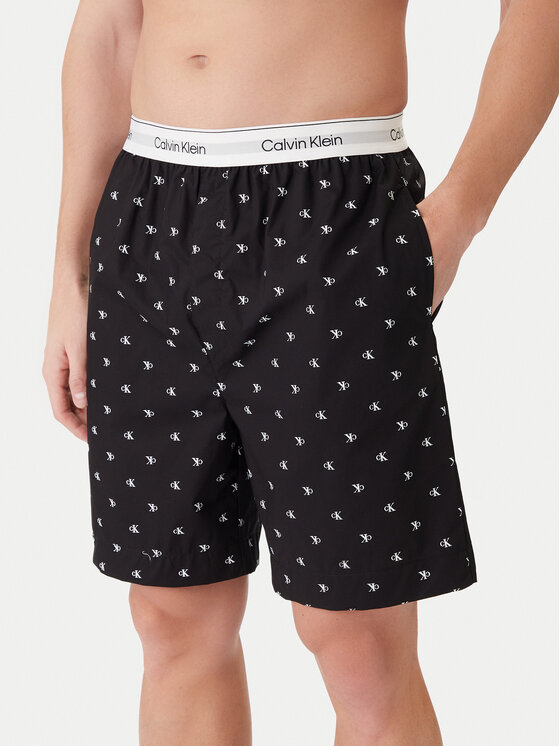 Calvin Klein Underwear Calvin Klein Underwear Rövid pizsama nadrág LV00NM2832 Fekete Regular Fit